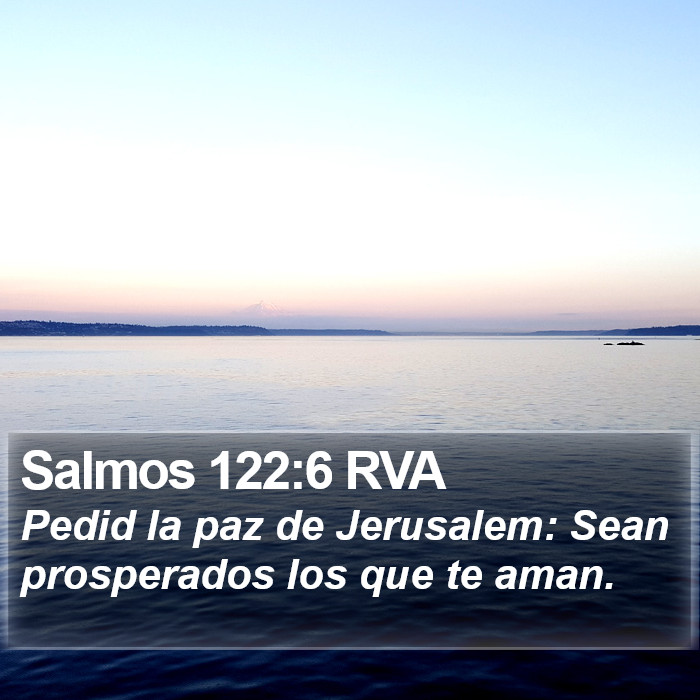 Salmos 122:6 RVA Bible Study