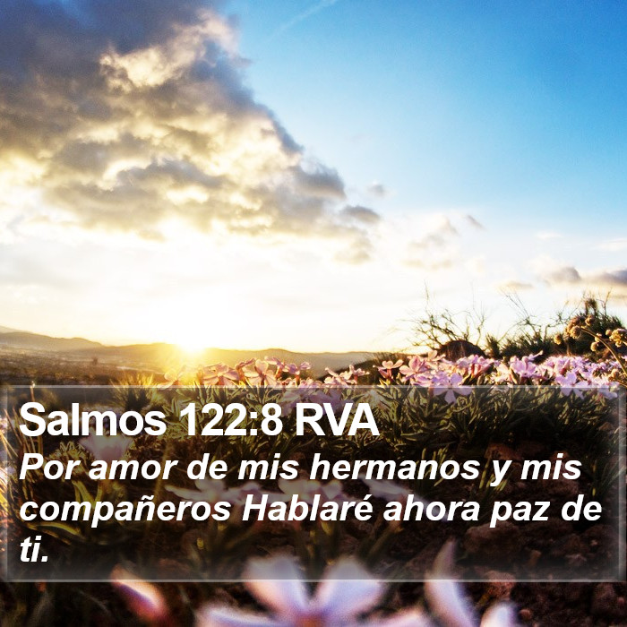 Salmos 122:8 RVA Bible Study