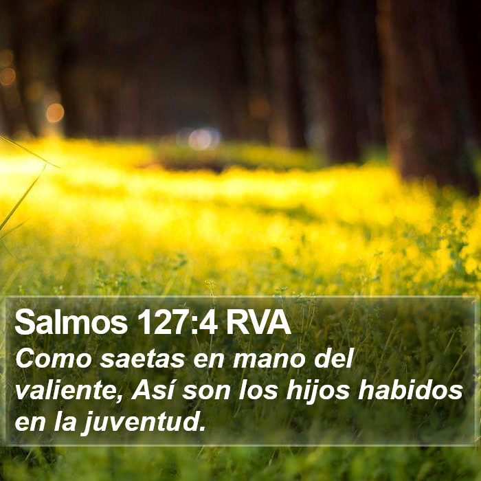 Salmos 127:4 RVA Bible Study