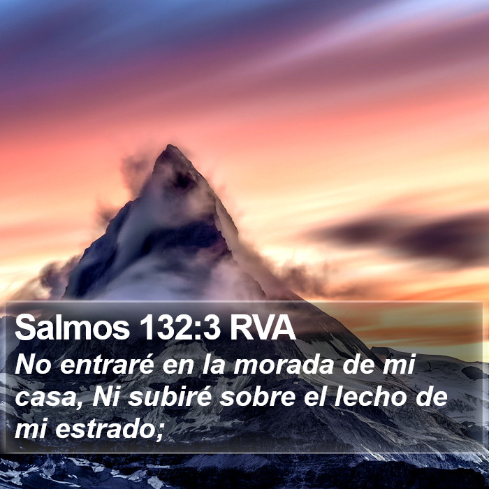 Salmos 132:3 RVA Bible Study