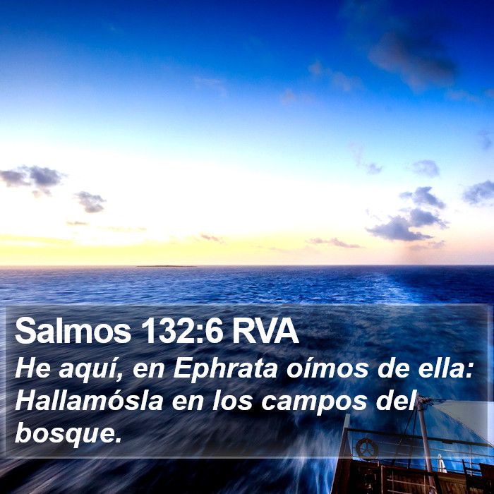 Salmos 132:6 RVA Bible Study
