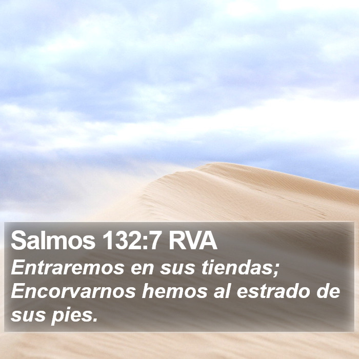 Salmos 132:7 RVA Bible Study