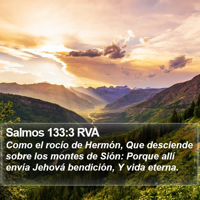 Salmos 133:3 RVA Bible Study