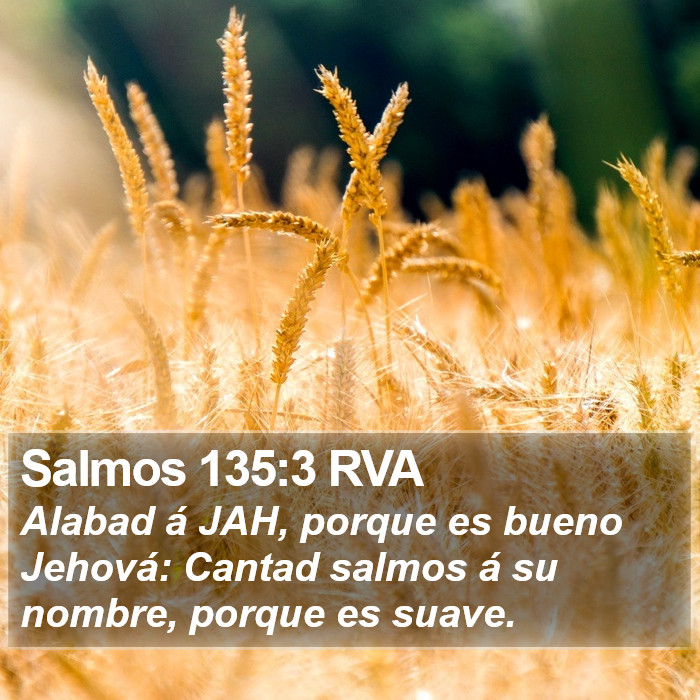 Salmos 135:3 RVA Bible Study