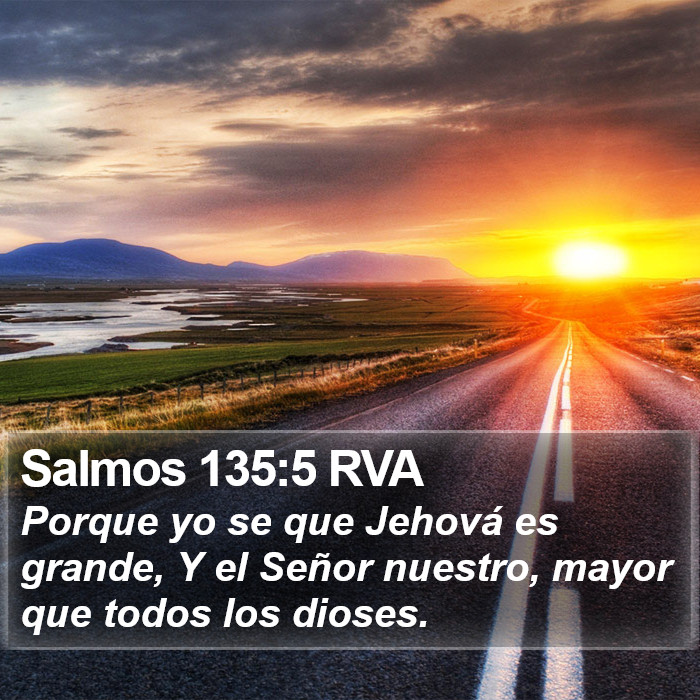 Salmos 135:5 RVA Bible Study