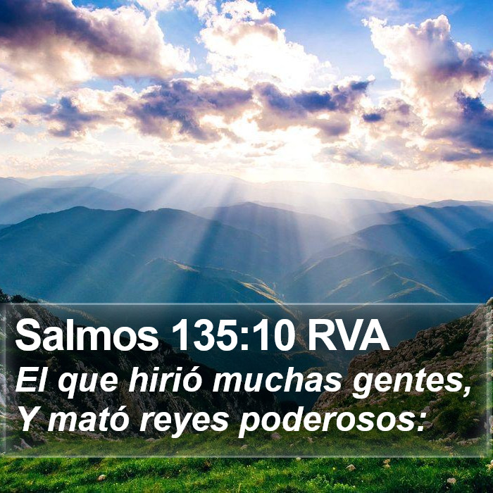 Salmos 135:10 RVA Bible Study