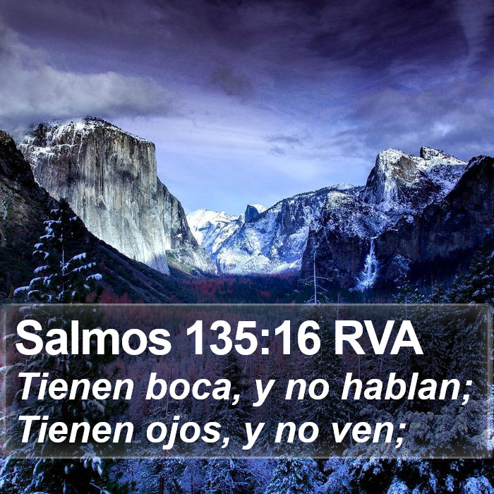 Salmos 135:16 RVA Bible Study