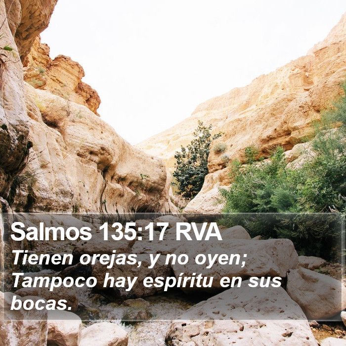 Salmos 135:17 RVA Bible Study