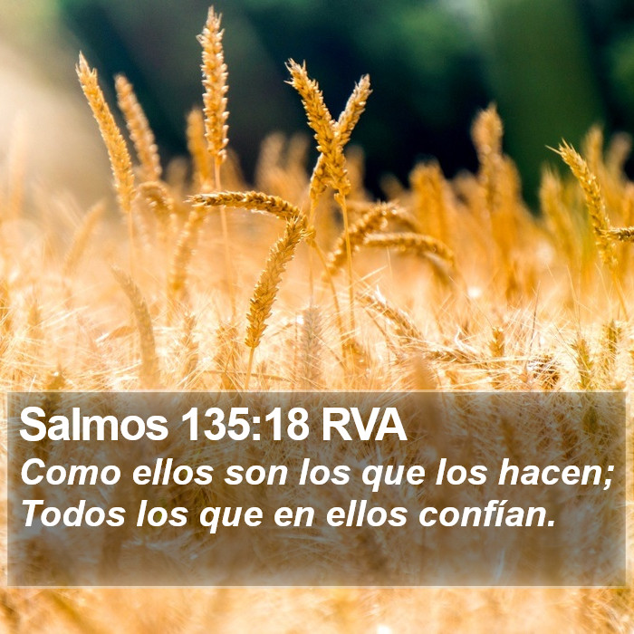 Salmos 135:18 RVA Bible Study