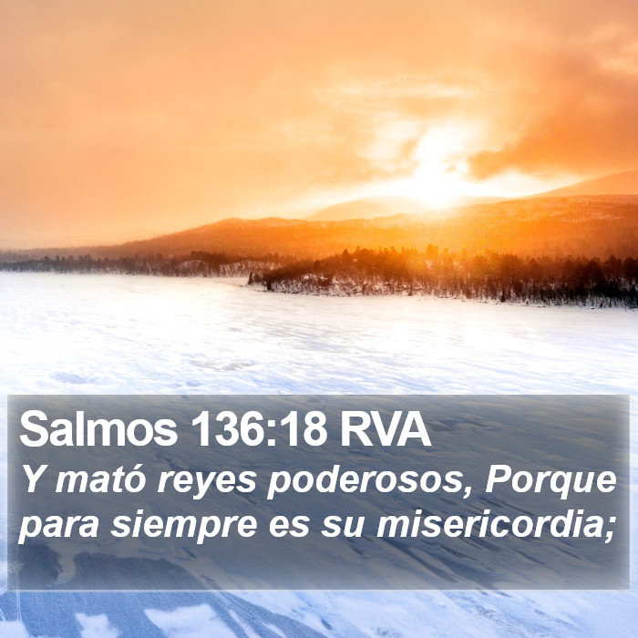 Salmos 136:18 RVA Bible Study