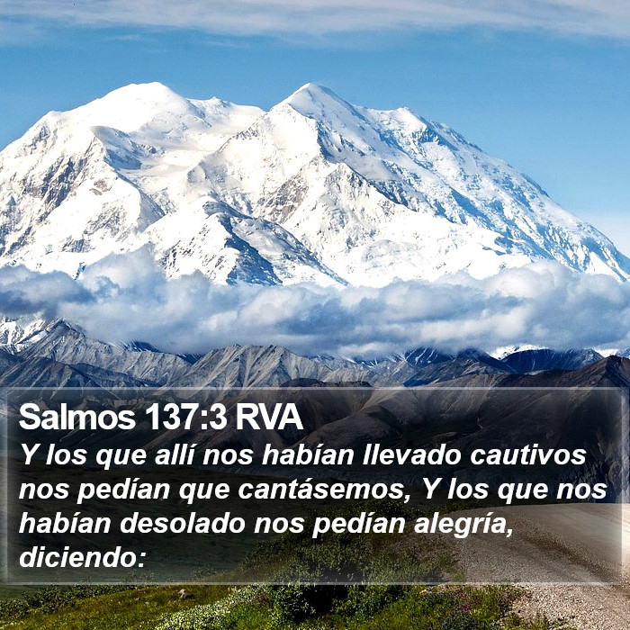 Salmos 137:3 RVA Bible Study