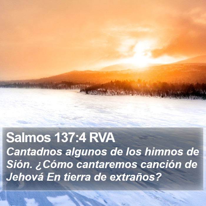 Salmos 137:4 RVA Bible Study