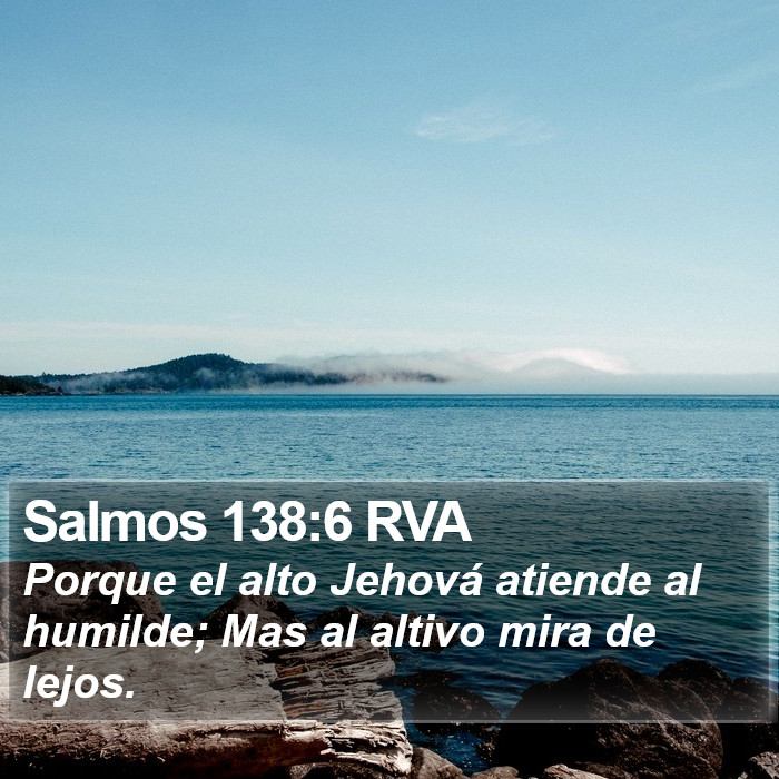 Salmos 138:6 RVA Bible Study