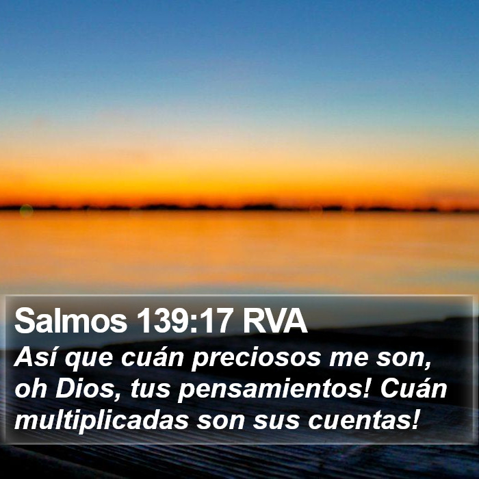 Salmos 139:17 RVA Bible Study