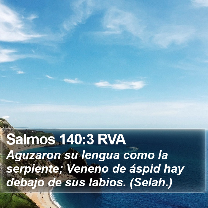 Salmos 140:3 RVA Bible Study