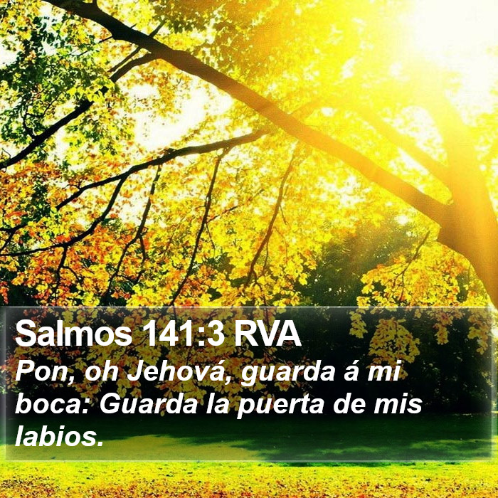 Salmos 141:3 RVA Bible Study