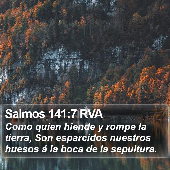 Salmos 141:7 RVA Bible Study