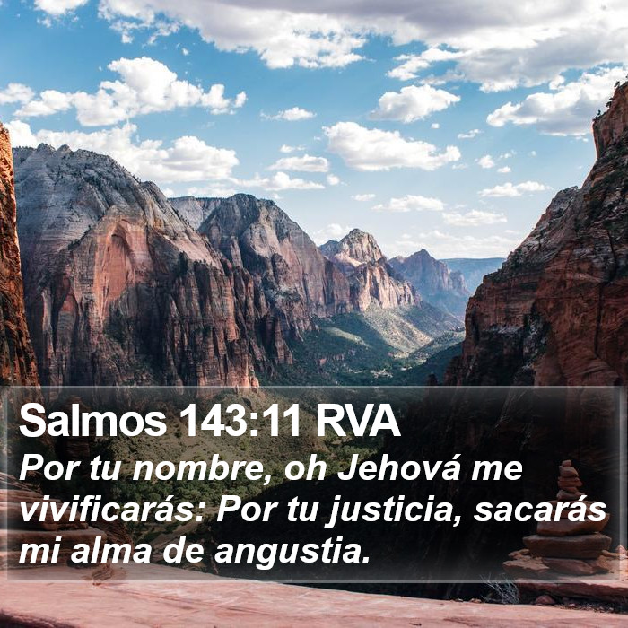 Salmos 143:11 RVA Bible Study