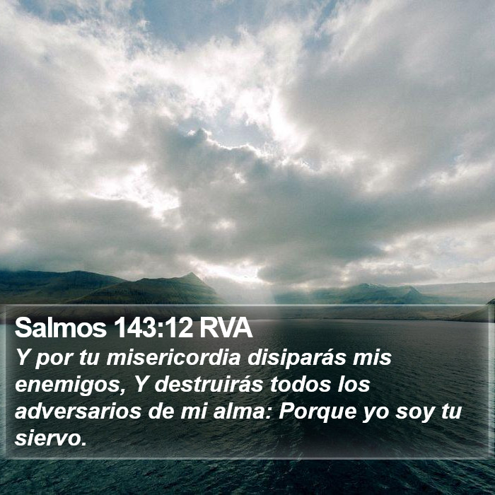 Salmos 143:12 RVA Bible Study