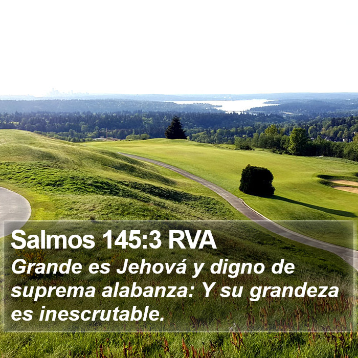 Salmos 145:3 RVA Bible Study