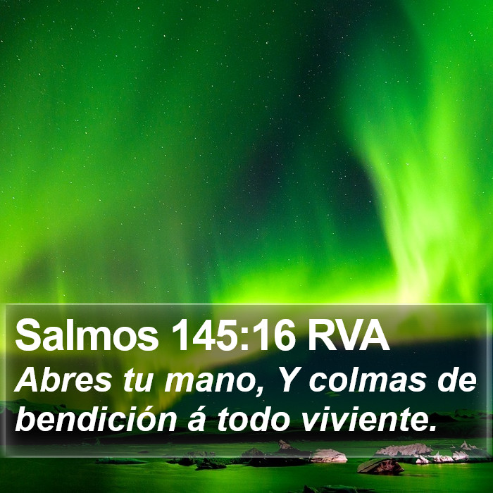 Salmos 145:16 RVA Bible Study