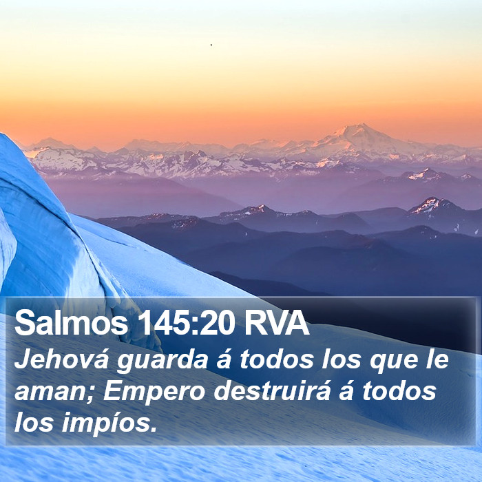 Salmos 145:20 RVA Bible Study