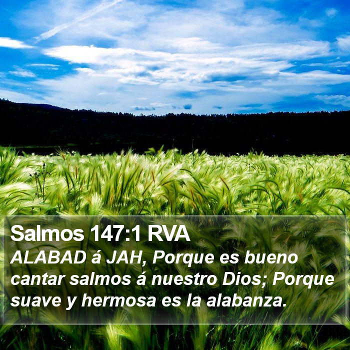 Salmos 147:1 RVA Bible Study