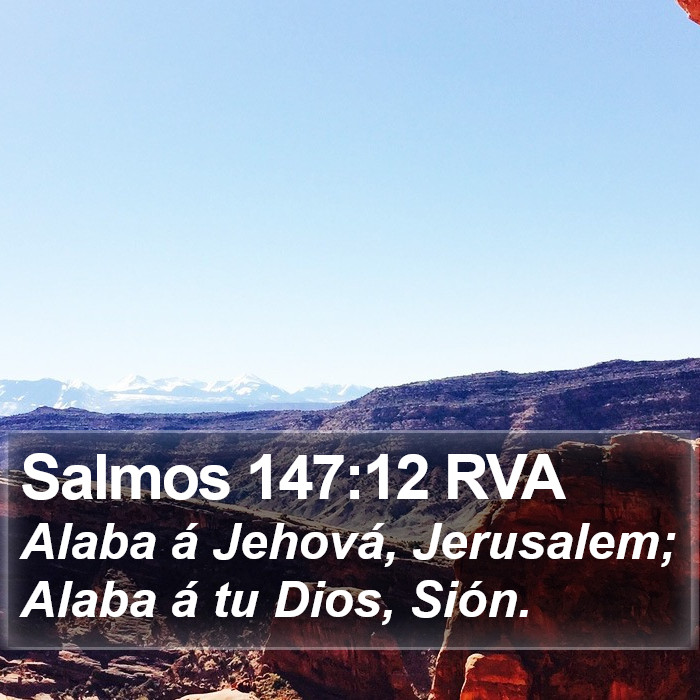 Salmos 147:12 RVA Bible Study