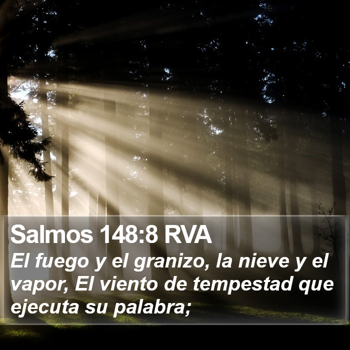 Salmos 148:8 RVA Bible Study