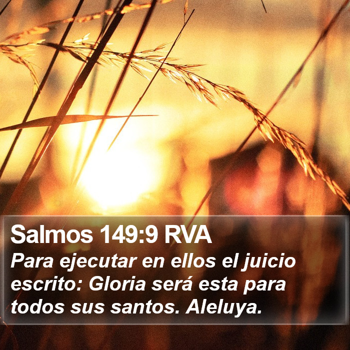 Salmos 149:9 RVA Bible Study