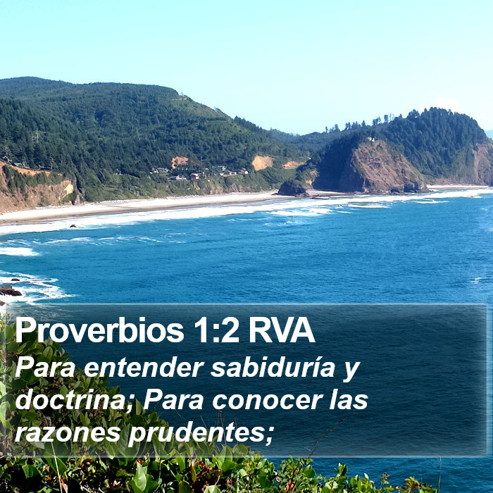 Proverbios 1:2 RVA Bible Study