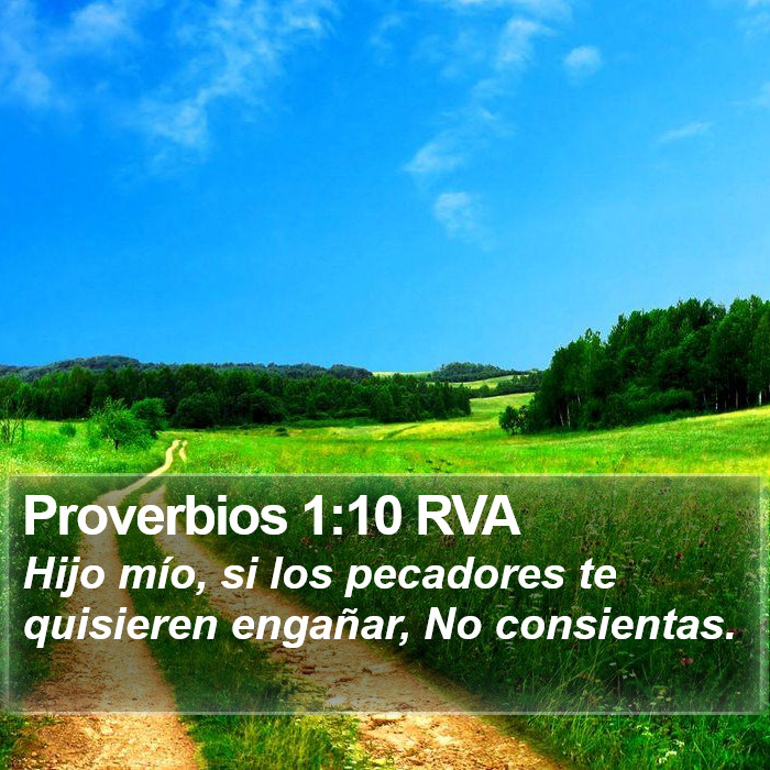 Proverbios 1:10 RVA Bible Study