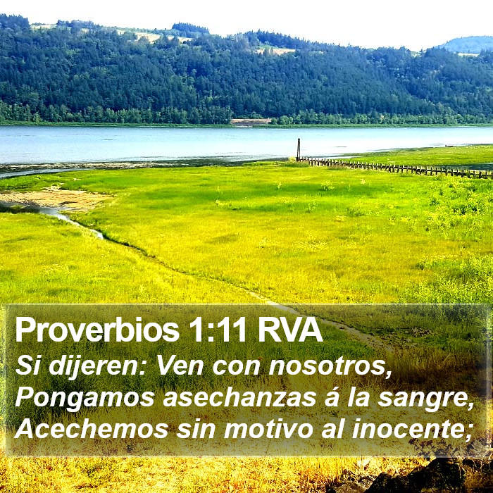 Proverbios 1:11 RVA Bible Study