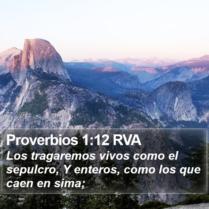 Proverbios 1:12 RVA Bible Study