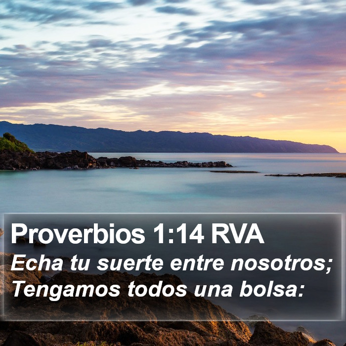 Proverbios 1:14 RVA Bible Study