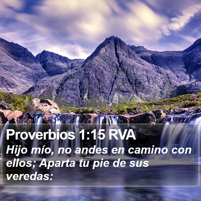 Proverbios 1:15 RVA Bible Study