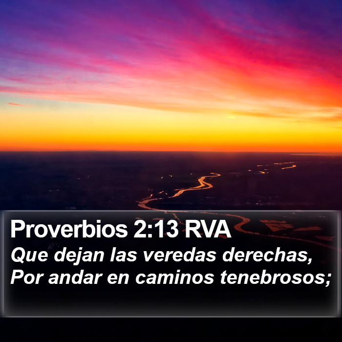 Proverbios 2:13 RVA Bible Study