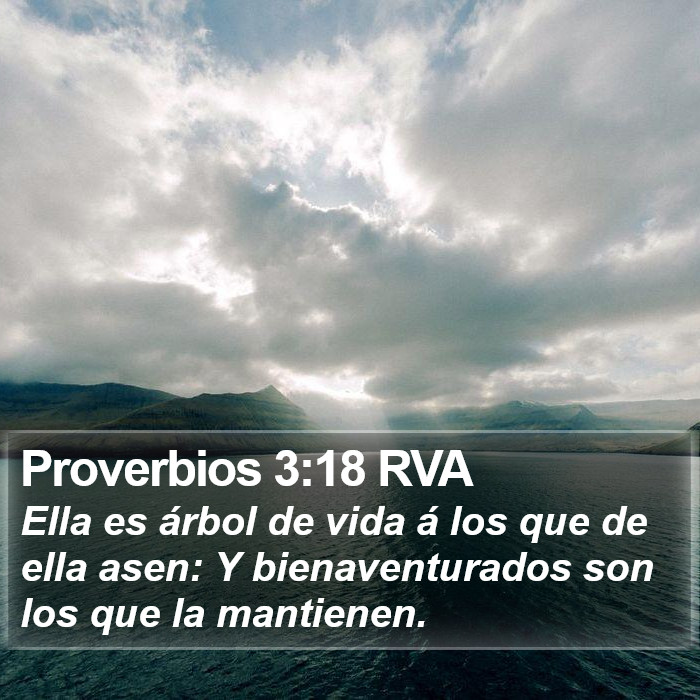 Proverbios 3:18 RVA Bible Study