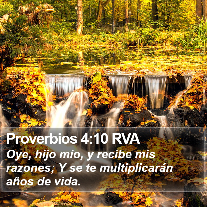 Proverbios 4:10 RVA Bible Study