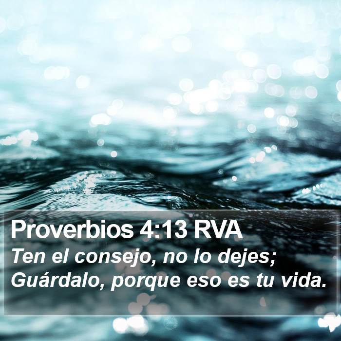 Proverbios 4:13 RVA Bible Study