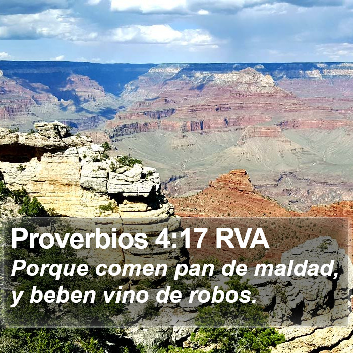 Proverbios 4:17 RVA Bible Study