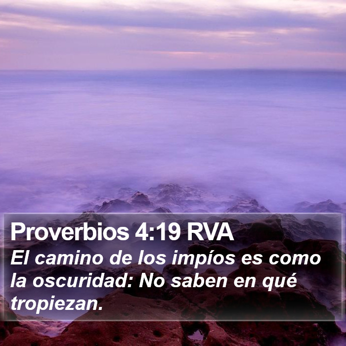 Proverbios 4:19 RVA Bible Study