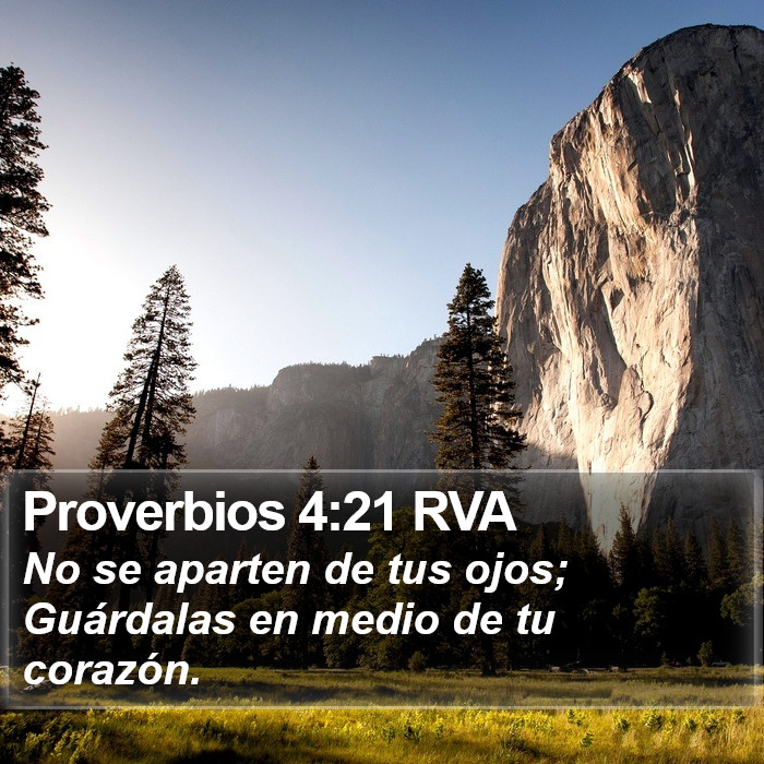 Proverbios 4:21 RVA Bible Study