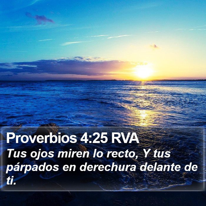 Proverbios 4:25 RVA Bible Study