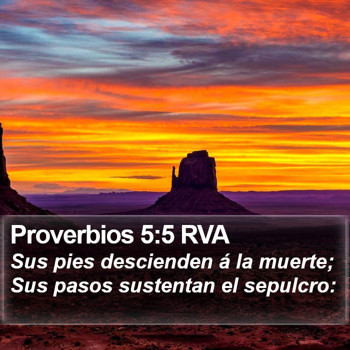 Proverbios 5:5 RVA Bible Study