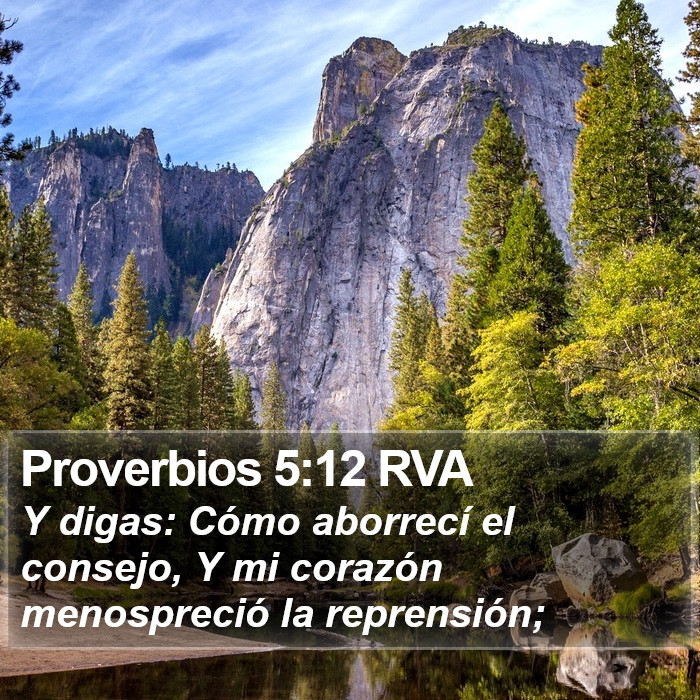 Proverbios 5:12 RVA Bible Study