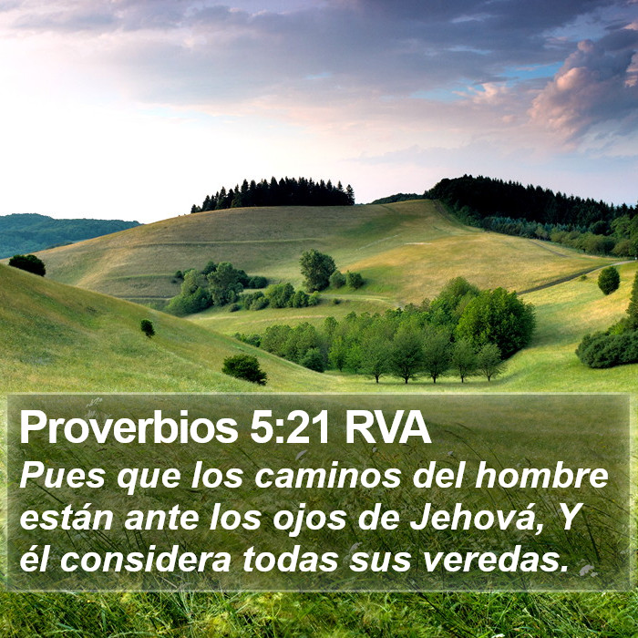 Proverbios 5:21 RVA Bible Study