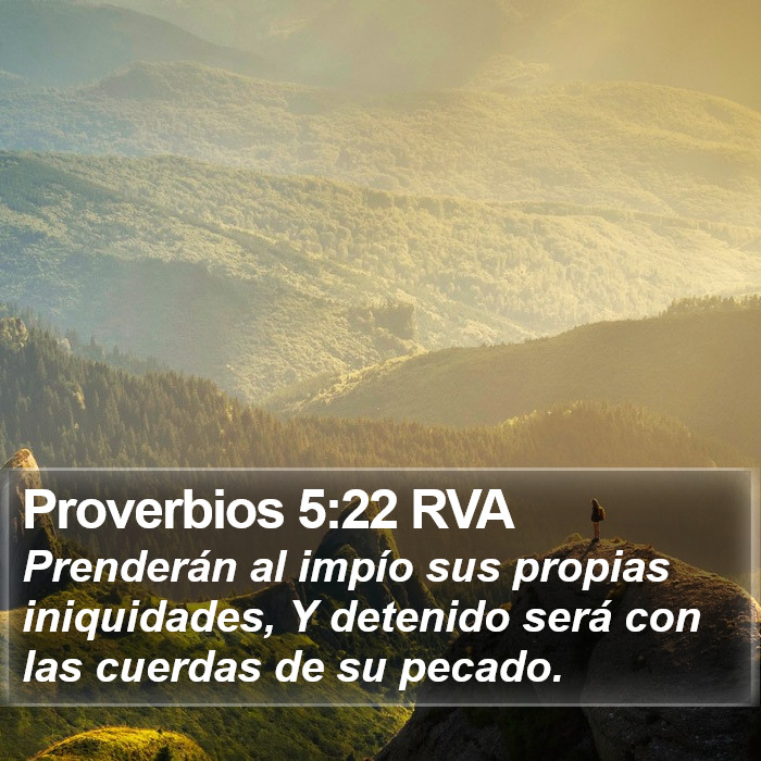 Proverbios 5:22 RVA Bible Study