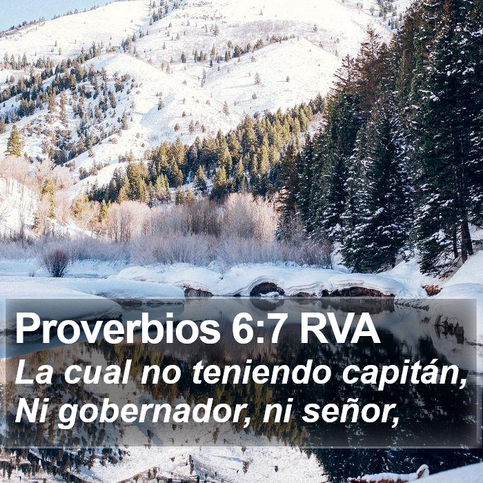 Proverbios 6:7 RVA Bible Study