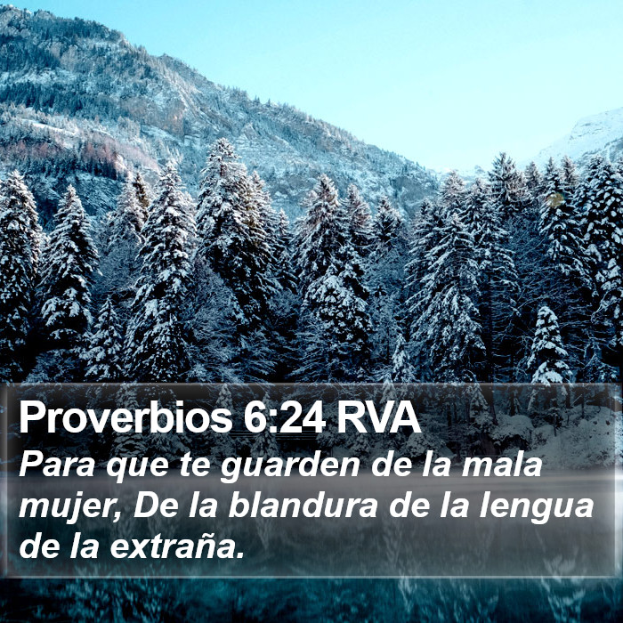 Proverbios 6:24 RVA Bible Study